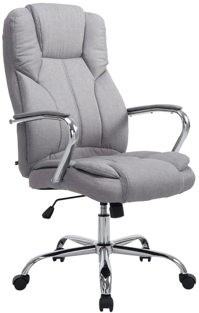 Kancelárska XXL stolička Xanthy látka - Sivá