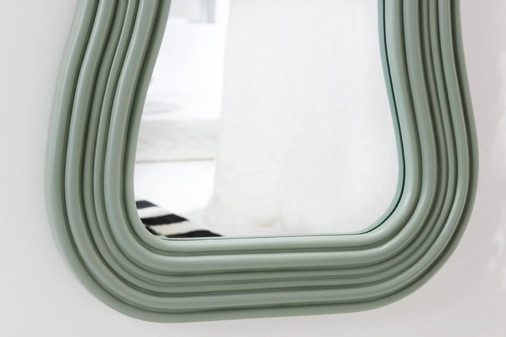 Nástenné zrkadlo Alice II 100cm šalvia zelená