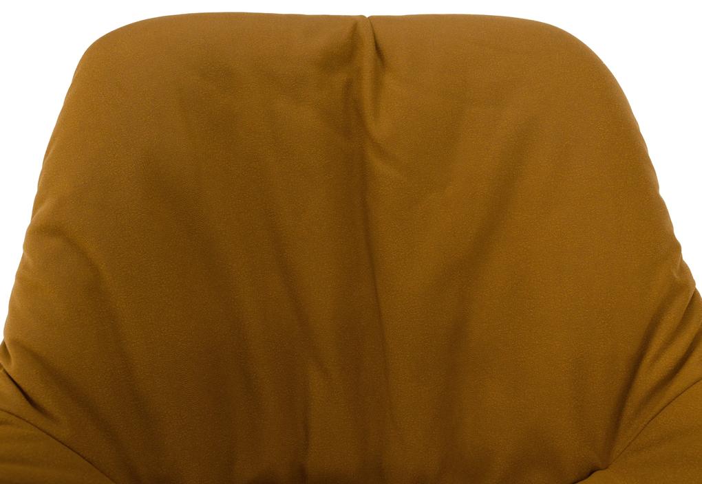 Kondela Jedálenská stolička, látka s efektom brúsenej kože camel, KALIFA