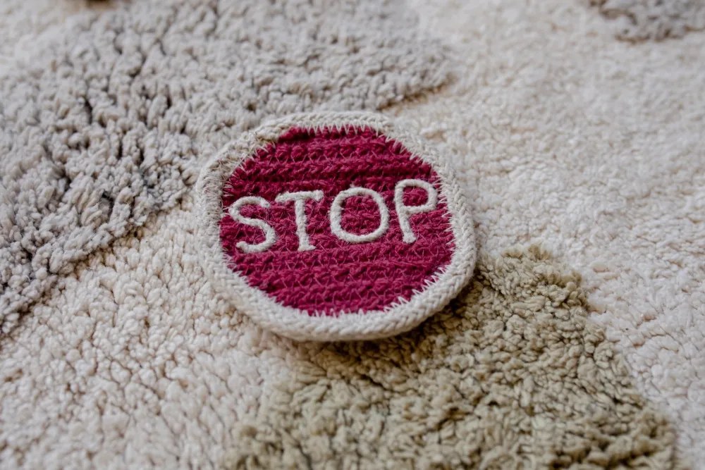 Kusový koberec Eco City, 120x170, béžová, detská izba, Lorena Canals