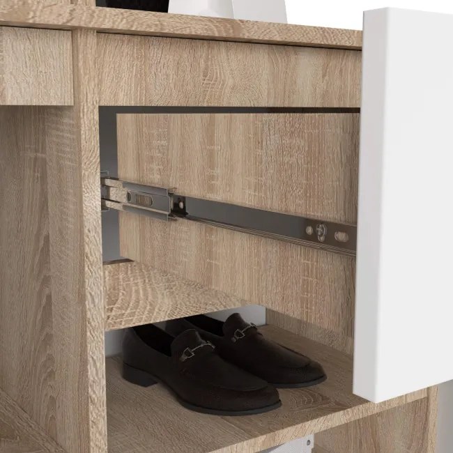 Predsieňová zostava ENTRO dub sonoma / biela