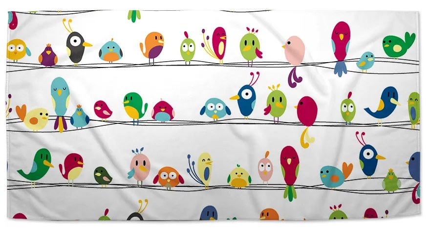 Sablio Uterák Vtáky - 70x140 cm