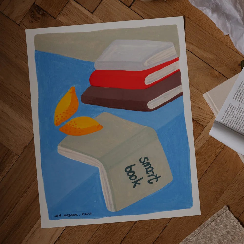Moikka Plagát Smart Book by Iga Kosicka 30x40 cm