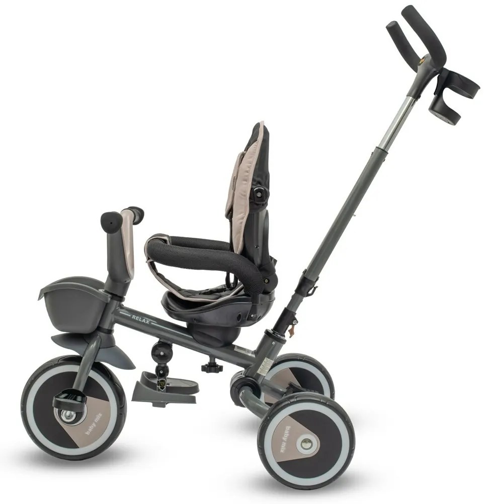 Detská trojkolka Baby Mix 5v1 RELAX 365 ° béžová