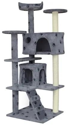 Sammer Drapakový dom pre mačku v tmavo sivej farbe HD17055
