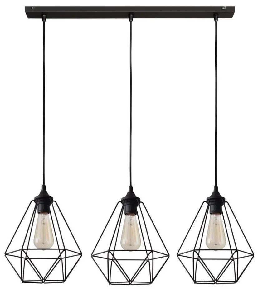 Luster na lanku KARO 3xE27/15W/230V
