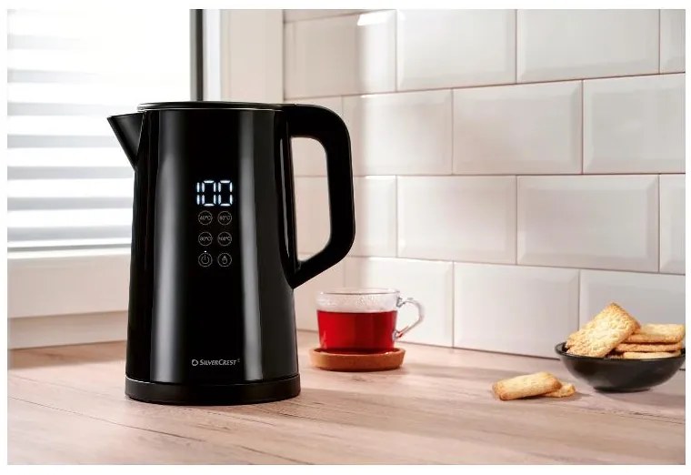 Silvercrest®  Rýchlovarná kanvica s digitálnym displejom Premium  (100397249)