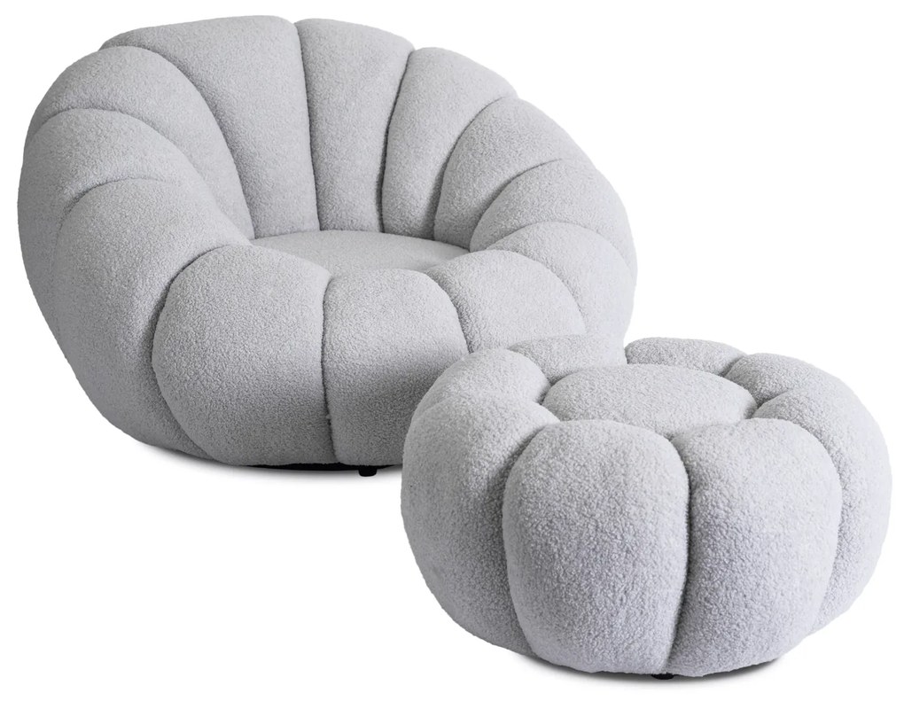 PROXIMA.store - Otočné kreslo PETTIT FARBA: krémová