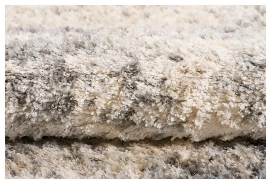 Kusový koberec shaggy Defne sivý 120x170cm