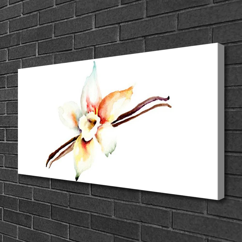 Obraz na plátne Kvet umenie 125x50 cm