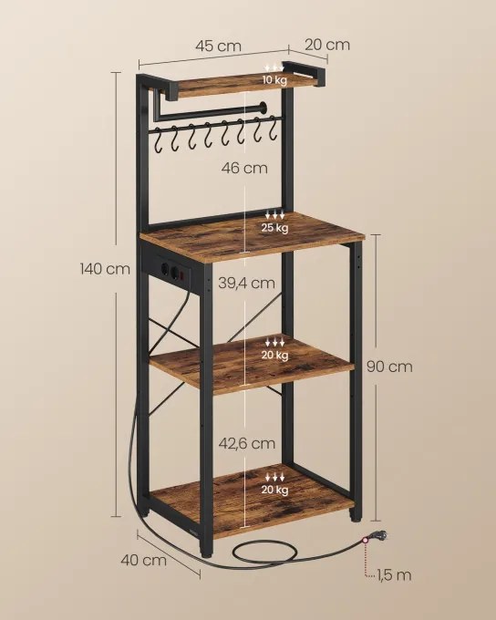 Kuchynská polica KKS013KD02