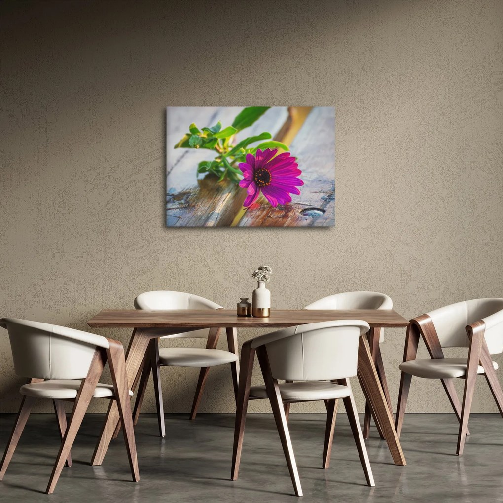 Obraz rezanej kvetiny (70x50 cm)
