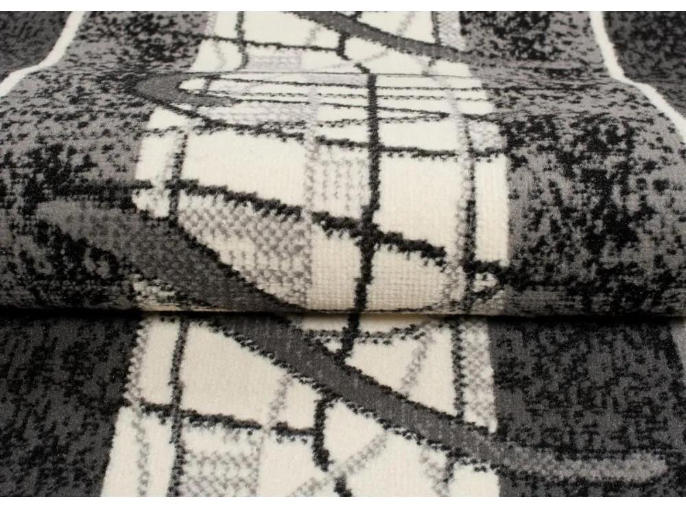 Kusový koberec PP Banan šedý atyp 100x400cm