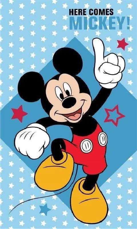 Detský uteráčik Mickey Mouse Hviezdičky, 50x30 cm
