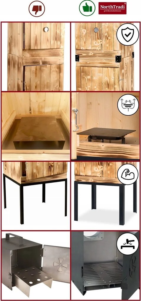 TRENDIE Udiareň XXL drevená