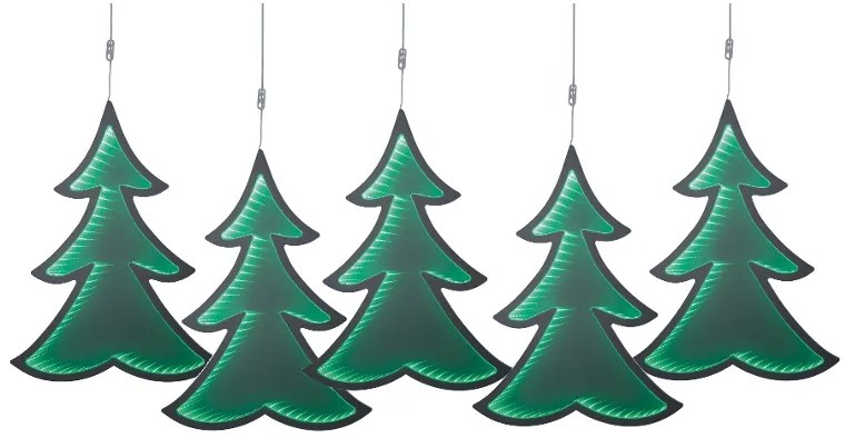 Livarno home Vianočná LED dekorácia, strom, 5 kusov (800007716)