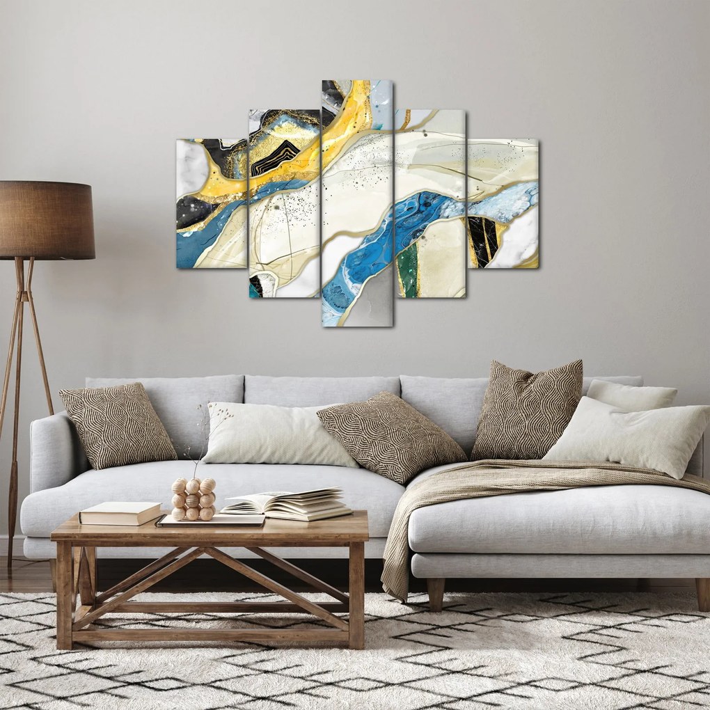 Obraz - Farebný mramor (150x105 cm)