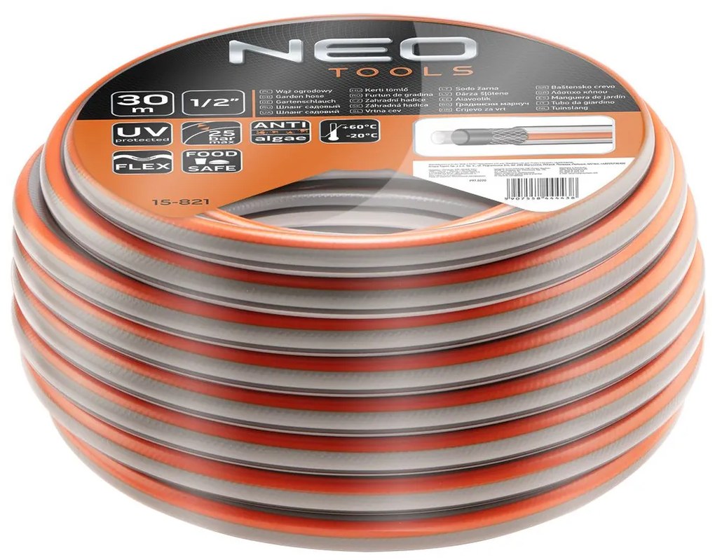 Záhradná hadica 30m 1/2" 4-vrstvová OPTIMA NEO | 15-821