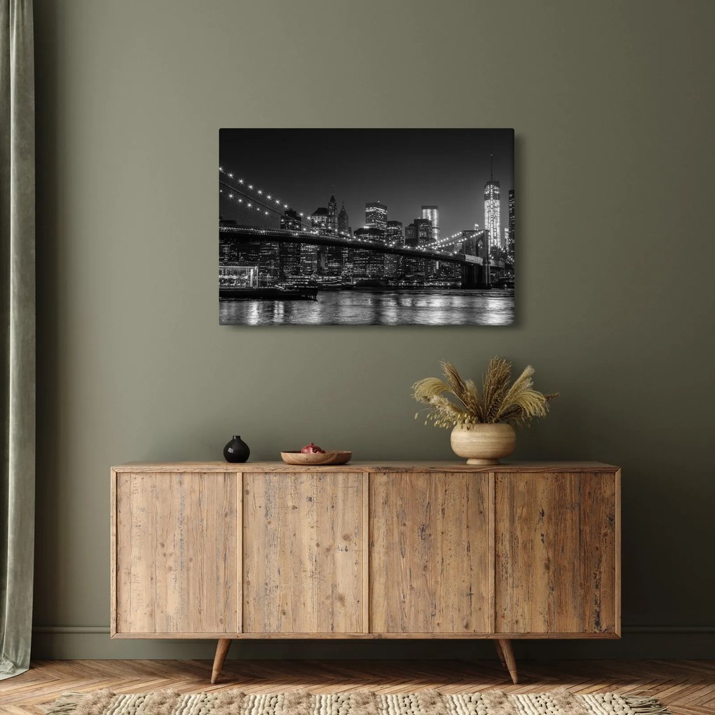 Obraz Brooklyn mosta v New Yorku (90x60 cm)
