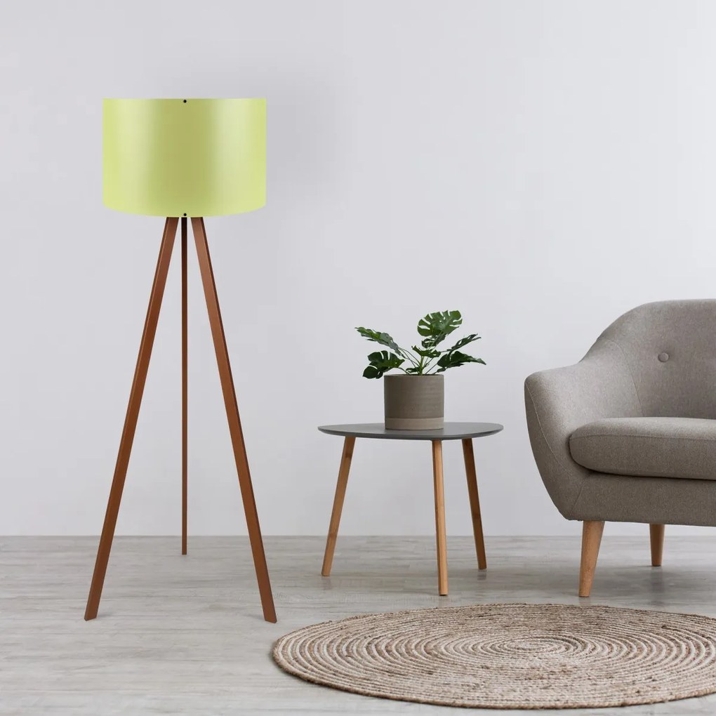 Opviq Stojacia lampa AYD I 140 cm zelená
