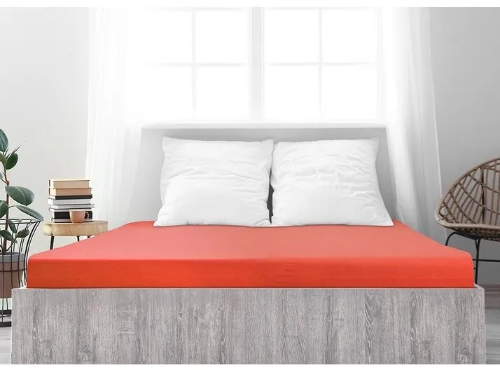 4Home jersey prestieradlo Ideál jahodová, 160 x 200 cm