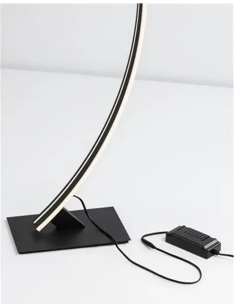LED stojaca lampa Premium 20 čierne