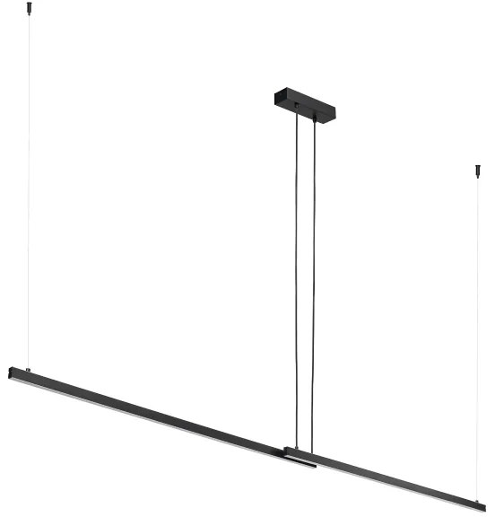 Argon 8838 - LED Luster na lanku MIAMI LED/74W/230V 3000K čierna