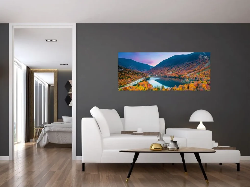 Obraz - White Mountain, New Hampshire, USA (120x50 cm)