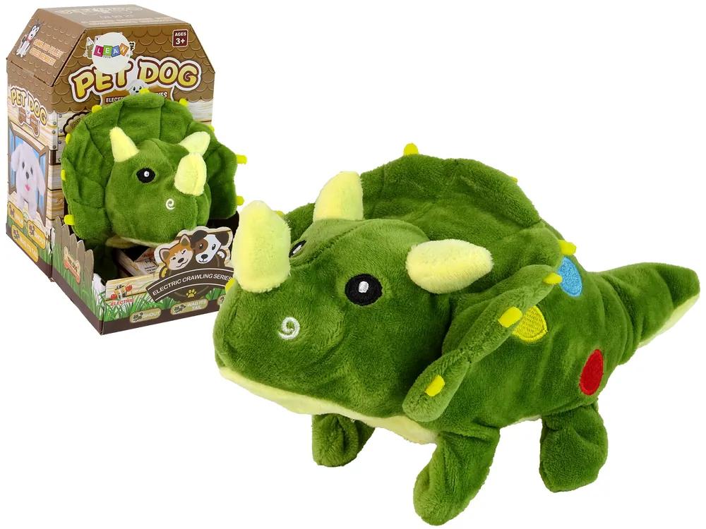 Lean Toys Interaktívny zelený Dinosaurus