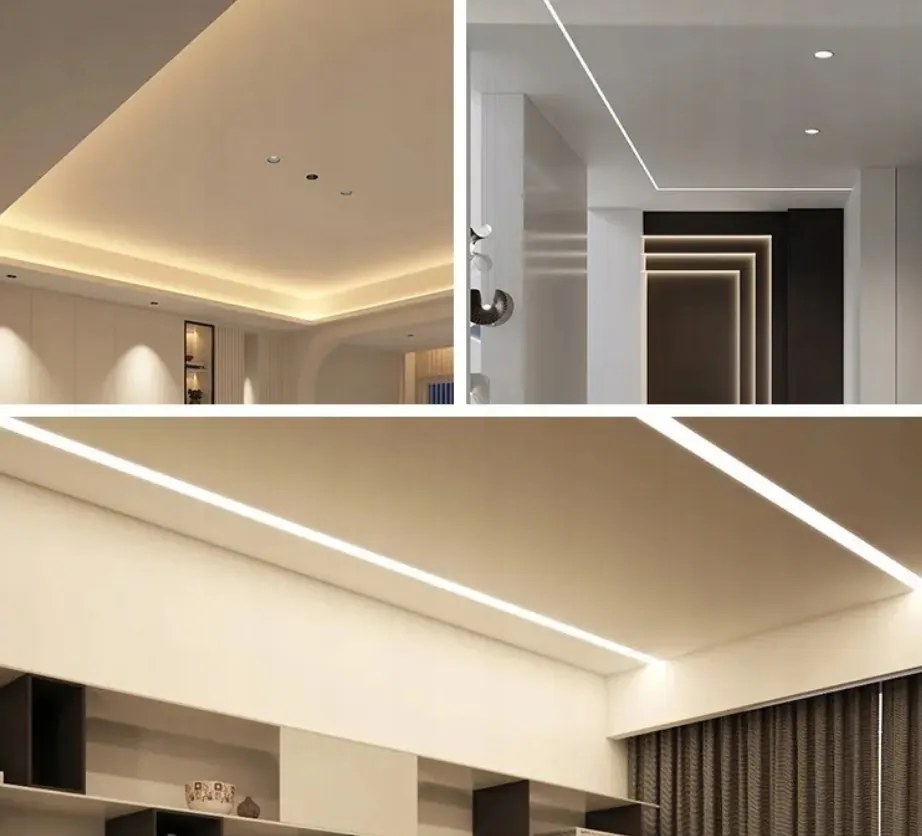 BERGE LED hliníkový profil zapustený 2m - sada