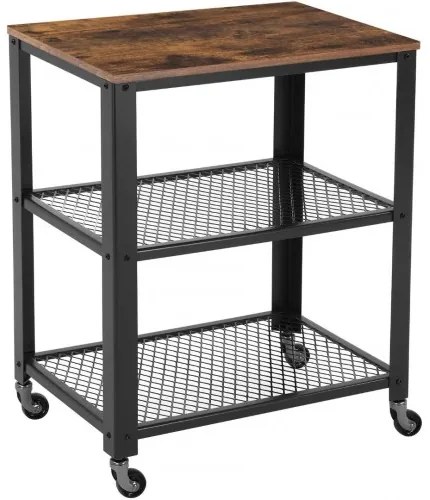 Servírovací stôl na kolieskach VASAGLE LRC78X