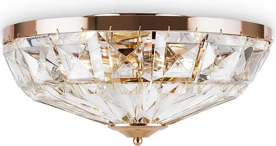 Maytoni MOD094CL-04G - Stropné svietidlo FACET 4xE14/60W/230V medená