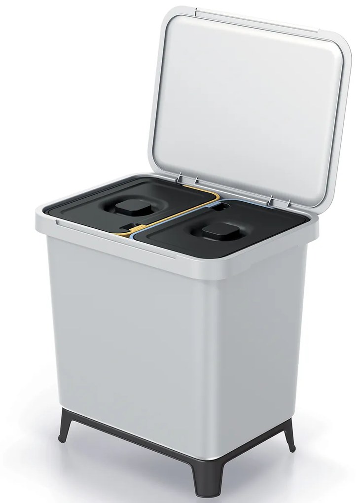 Odpadkový kôš na triedený odpad NKS30W2 20 l - popolavá
