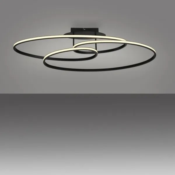 JUST LIGHT. 15321-18 - LED Stropné svietidlo LUMACA LED/33W/230V čierna