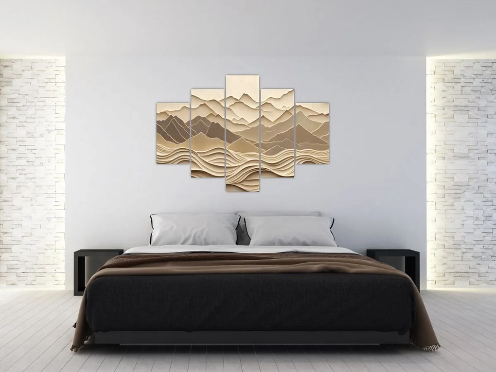 Obraz - 3D línia hôr (150x105 cm)