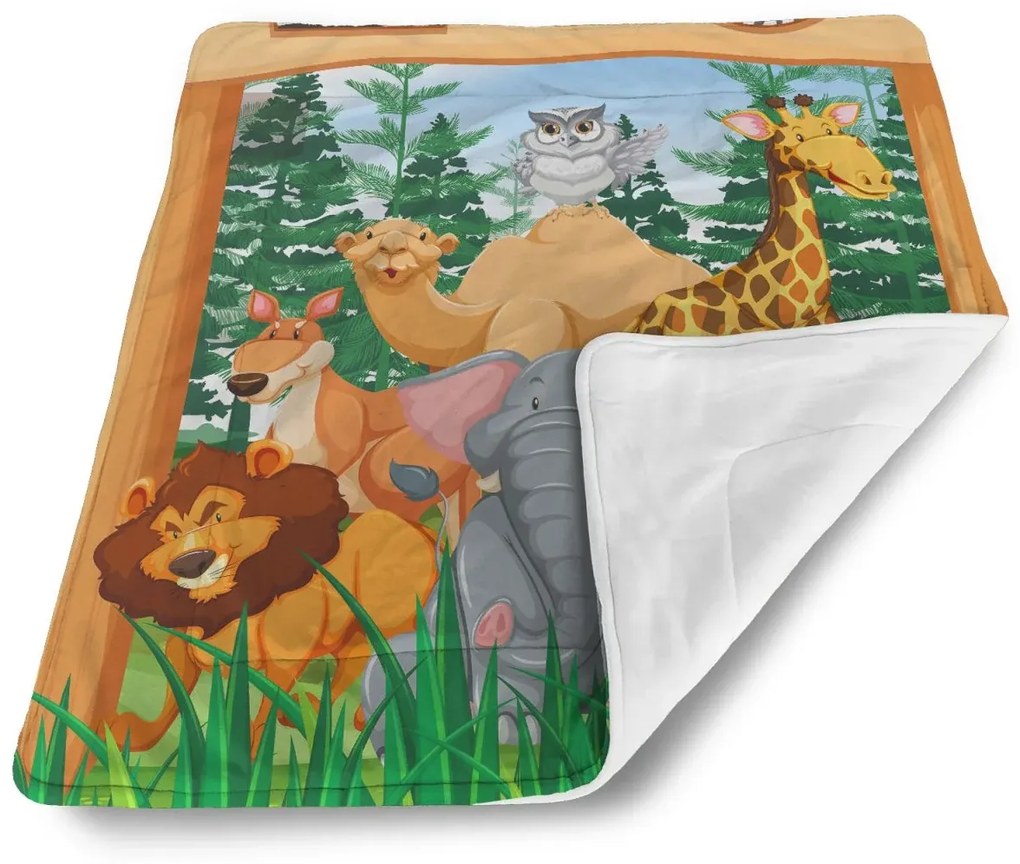 Sablio Deka pre bábätko Zoo - 90x120 cm
