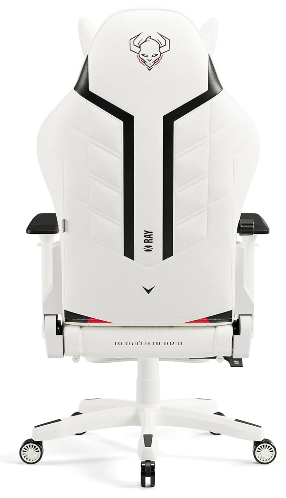 Herné kreslo Diablo X-Ray 2.0 King Size, bielo-čierne
