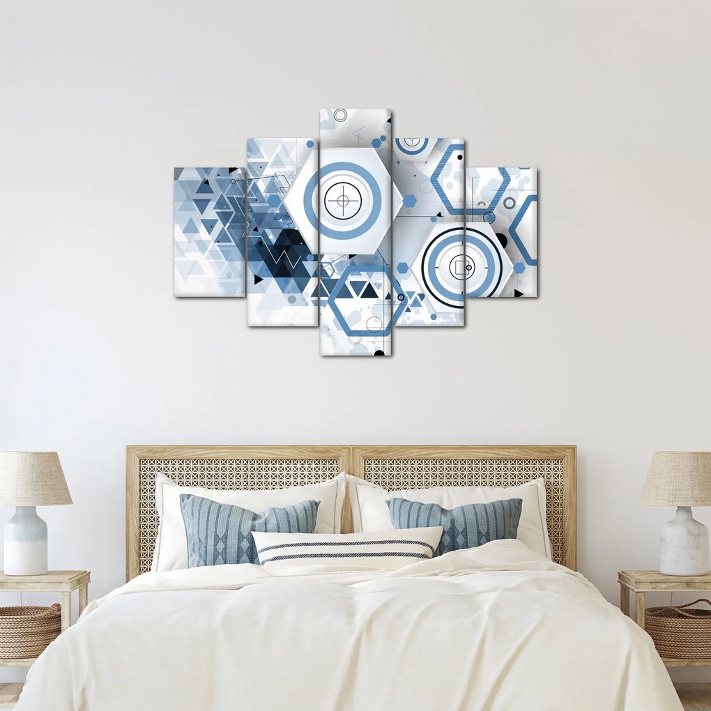Obraz - Geometrická abstrakcia (150x105 cm)