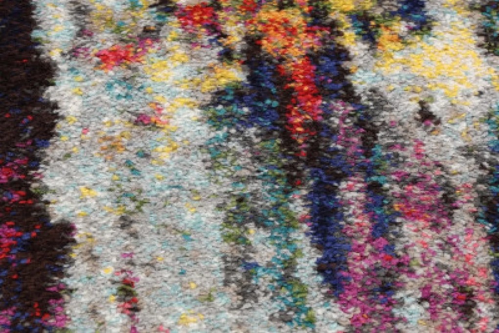 TA Koberec 9802A Svetlo sivá Tmavo tyrkysová SALSA Rozmer: 200x300 cm