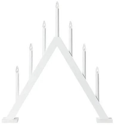 Markslöjd 706225 - Vianočný svietnik ARIELE 7xE10/3W/230V biela