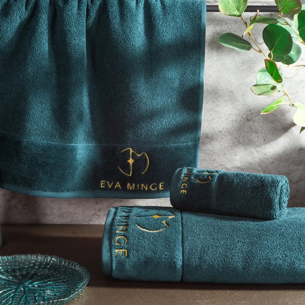FROTÉ UTERÁK EVA MINGE GAJA SADA 1KS 30X50 CM, 1KS 50X90 CM, 1KS 70X140 CM TMAVOZELENÁ
