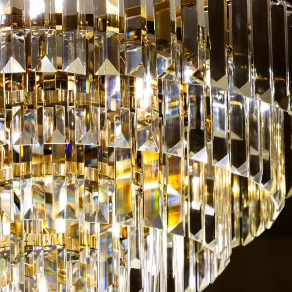 Brilagi - Prisadený luster CRYSTAL 5xE14/40W/230V zlatá