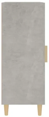 vidaXL Komoda betónovo sivá 34,5x34x90 cm spracované drevo-
