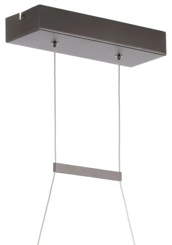 ONLI - LED Luster na lanku DNA LED/24W/230V 4000K strieborná