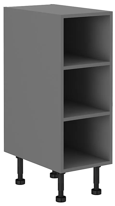 Kuchynská skrinka SCANDI/AVA/NESSA antracitová 30d otw bb