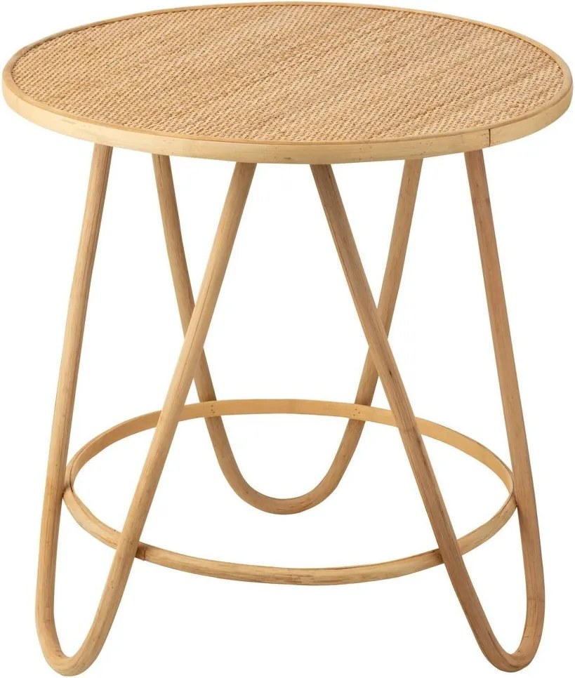 Prírodný ratanový odkladací stolík Balia Rattan Natural L - Ø 60*64 cm