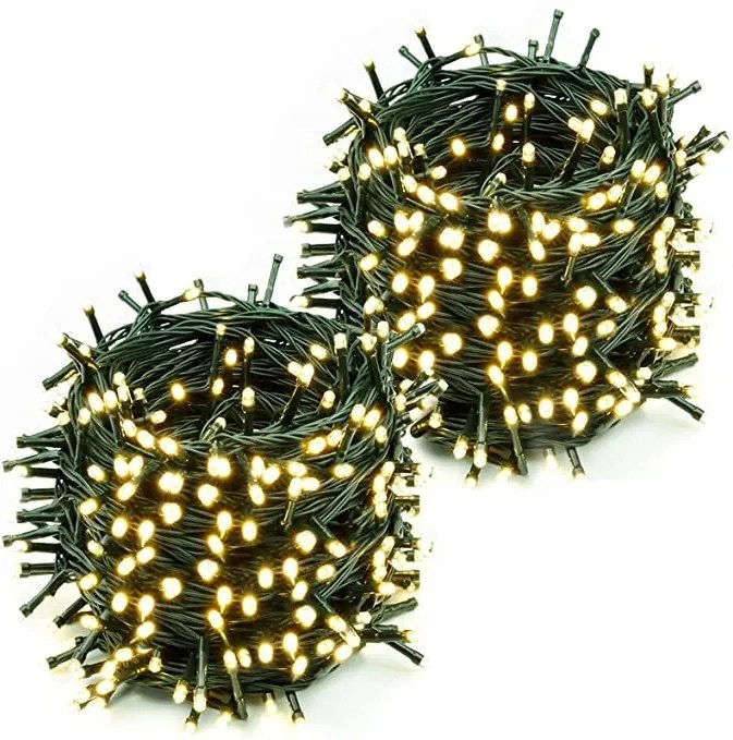 Vianočné svetielka vnútorné teplá biela 500 LED