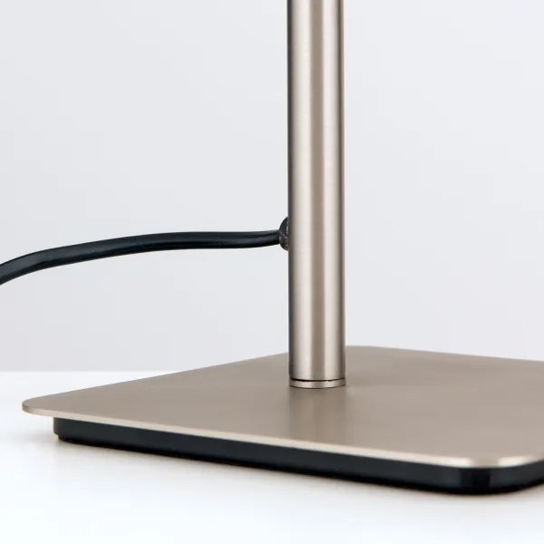 Orion LA 4-1209/1 - Stolná lampa CARLTON 1xE27/40W/230V biela/matný chróm