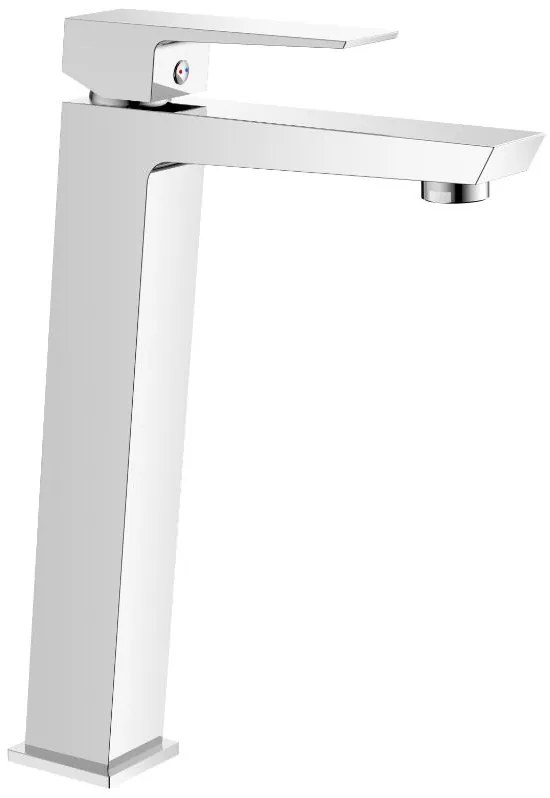 Invena Paros, vysoká umývadlová batéria, chrómová, INV-BU-09-W01-A