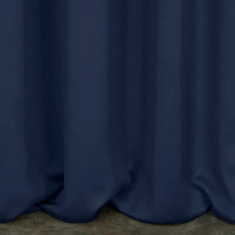 Modrý zatemňovací záves na páske LOGAN 135x270 cm